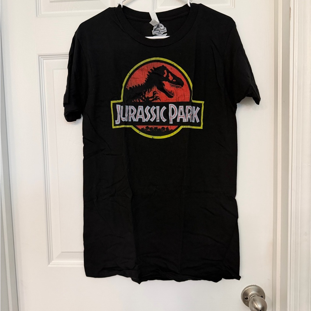 Jurassic Park Logo Short Sleeve Tee - Black